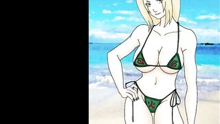 Jerk Off Challenge - Tsunade AND Raikage