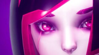 Subverse - Overview of a beautiful cyberpunk girl robot