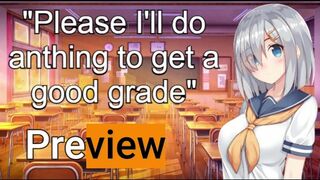 Sexy student will do "Anything" to raise her grade! ASMR JOI PREVIEW