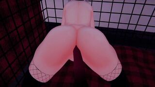 Your VR femboy plays with toys