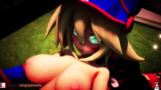 MMD R18 Dark Magician Girl Threesome