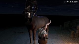 Knight Centaur cum (PC VR-Desktop Game Play, kentaur creampie by cenXaur)