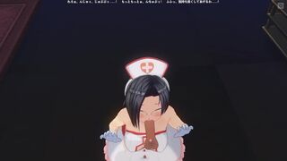 3D HENTAI POV nurse sucked her patient's cock