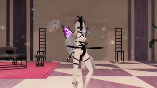 SKADI ARKNIGHTS HENTAI INSECTS SEX MMD NUDE DANCE PURPLE WINGS COLOR EDIT SMIXIX