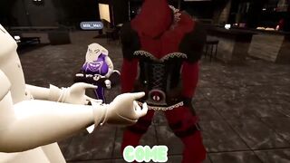 gamer girl begging for it on VRChat