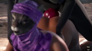 Futa Has Fun With Pussy Furry Huge Cock | Carnal Instinct | 3D