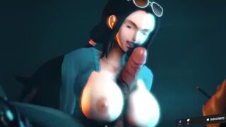 One Piece Nico Robin sex oral BIG