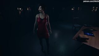 Ada Wong and Leon [Giantess Animation Teaser]