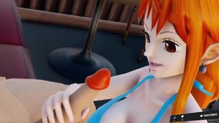 Nami One Piece sexy big ass suck