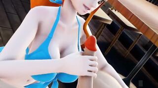 Nami One Piece sexy big ass suck