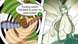 Legend of Zelda sex with Super Busty Ada