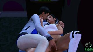 Insimology ep 13 Fudendo minha step sister escondido - The sims porno