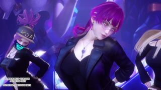 [MMD] Exid - Me & You Ahri Akali Evelynn Sexy Kpop Dance League of Legends KDA