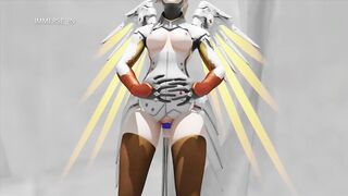 Mercy is Impaled by a Big Vibrating Dildo (Voices & Sound) - Part 5