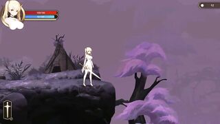 Cute blonde in hentai ryona sex with big goblin in ritual summon new gameplay