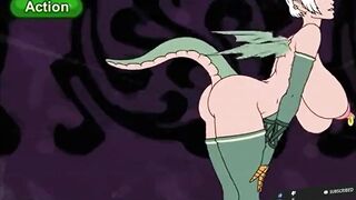 Dragon woman ass to be fucked and eaten