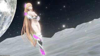 Angela Balzac Hentai Dance in the Moon Conqueror MMD 3D Nude Purple Armor Color Edit Smixix