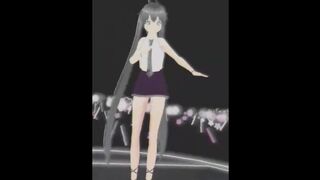 Paka Vtuber dancing cosplay hatsune miku