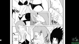 Sasuke fode a mae gostosa do amigo Kushina Uzumaki