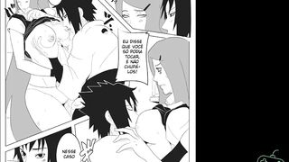 Sasuke fode a mae gostosa do amigo Kushina Uzumaki