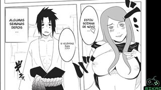 Sasuke fode a mae gostosa do amigo Kushina Uzumaki