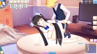 3D Hentaigame - licking hestia pussy and fuck her from behind