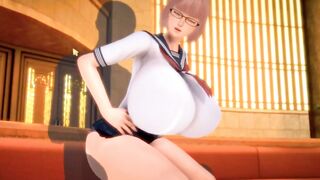 3D Hentai Super Big Tits Schoolgirl