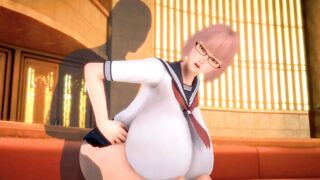 3D Hentai Super Big Tits Schoolgirl