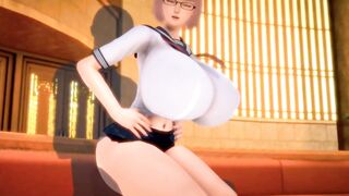 3D Hentai Super Big Tits Schoolgirl