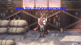 Cute lady has sex with men in a village in Dark side fantasy hentai erotic game