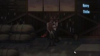 Cute lady has sex with men in a village in Dark side fantasy hentai erotic game