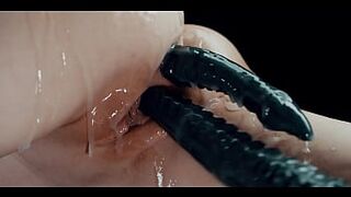 Real Life Hentai - Yukki Amey is Fucked the brains out and Creampied by an Alien Monster