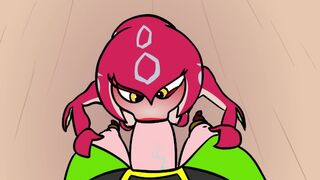 Mipha x Link! Zelda Rule34 Animation Cartoon