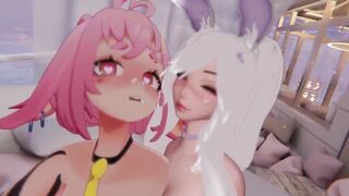 bunny girl gets railed by a bunny girl