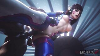 D.va get Fucked By Big Black Cock !