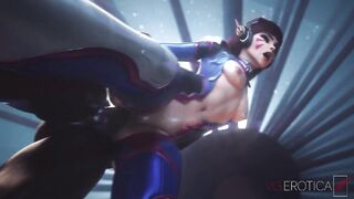 D.va get Fucked By Big Black Cock !