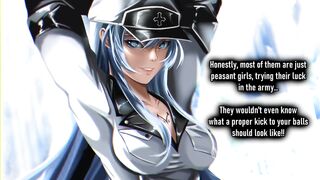 HentaiAnimeJOI - Esdeath Is Disappointed In You (Quick Femdom JOI)