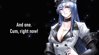 HentaiAnimeJOI - Esdeath Is Disappointed In You (Quick Femdom JOI)