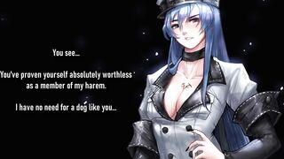 HentaiAnimeJOI - Esdeath Is Disappointed In You (Quick Femdom JOI)