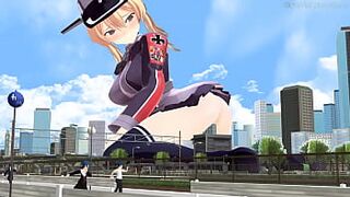 Giantess Prinz Eugen [MMD]