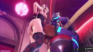 Futa overwatch shade and mercy fucking and having delicious orgasms p2