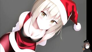 hot blond padoru christmas hentai compilation