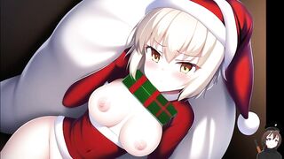 hot blond padoru christmas hentai compilation