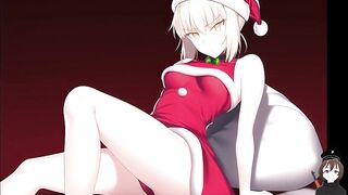 hot blond padoru christmas hentai compilation