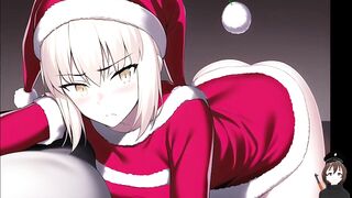 hot blond padoru christmas hentai compilation