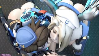 OVERWATCH TRACER DOUBLE BLOWJOB STEWHESE