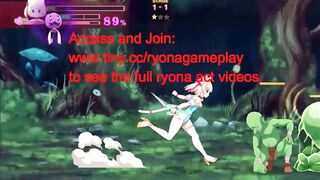 Cute blonde in hentai ryona sex with green men in Stray c of belhein new hentai gameplay