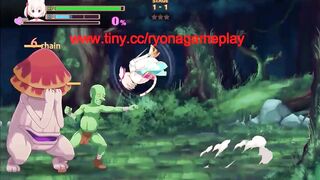 Cute blonde in hentai ryona sex with green men in Stray c of belhein new hentai gameplay