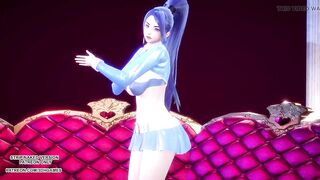 MMD SUNMI - Heart Burn Kaisa Sexy Kpop Dance League Of Legends KDA Uncensored Hentai R18