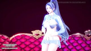 MMD SUNMI - Heart Burn Kaisa Sexy Kpop Dance League Of Legends KDA Uncensored Hentai R18